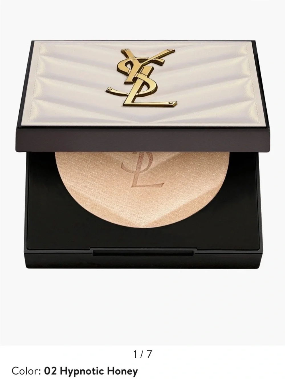 YSL All Hours Hyper Luminize Highlighting Powder. 02. Hypnotic honey